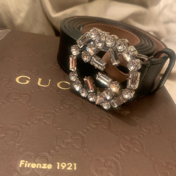 Gucci Crystal Interlocking GG Belt - Picture 2 of 13